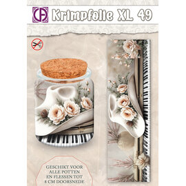 Creatief Art Krimpfolie Fles/Pot tot 8cm (Nr. 49)