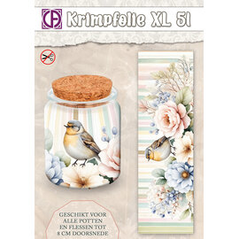 Creatief Art Film rétractable pour bouteilles/pots jusqu'à 8 cm (n° 51)