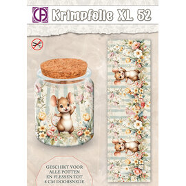 Creatief Art Krimpfolie Fles/Pot tot 8cm (Nr. 52)