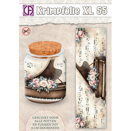 Creatief Art Krimpfolie Fles/Pot tot 8cm (Nr. 55)