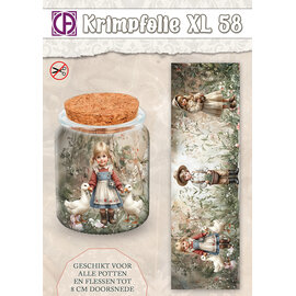 Creatief Art Krimpfolie Fles/Pot tot 8cm (Nr. 58)