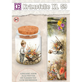 Creatief Art Schrumpffolie für Flaschen/Gläser bis 8 cm (Nr. 59)