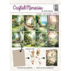 Creatief Art Papier collage A6 - En pleine floraison
