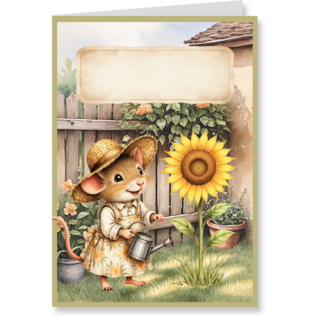 creatief art Sweet Little Mice - Kaartenpakket