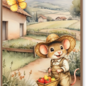 creatief art Sweet Little Mice - Kaartenpakket