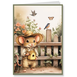 creatief art Sweet Little Mice - Kaartenpakket