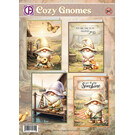 creatief art Cozy Gnomes - Kaartenpakket