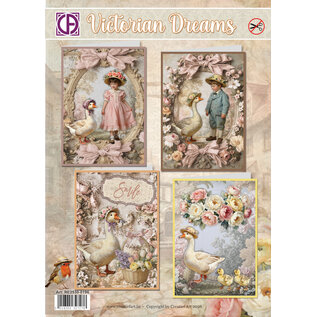creatief art Victorian Dreams - Kaartenpakket