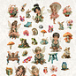creatief art Stansplaatjes - Whispering Forest - 37 stuks