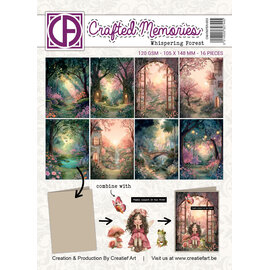 Creatief Art A6 Collagepapier -  Whispering Forest