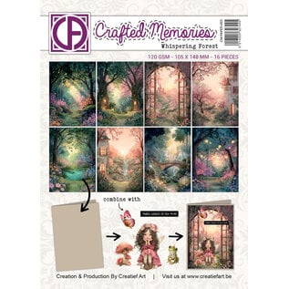 Creatief Art  A6 Collagepapier -  Whispering Forest