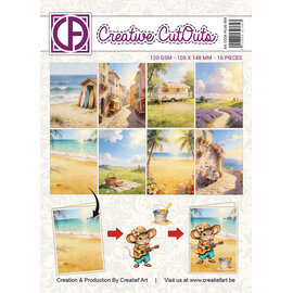 Creatief Art A6 Collagepapier -  A Mice Vacation