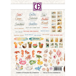 creatief art Stansplaatjes - A Mice Vacation 02 - 79 stuks