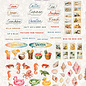 creatief art Stansplaatjes - A Mice Vacation 02 - 79 stuks