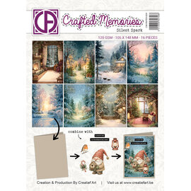 Creatief Art Papier collage A6 - Silent Spark