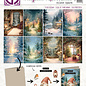 Creatief Art  Papier collage A6 - Silent Spark