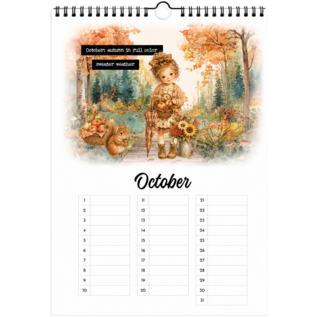 Creatief Art Verjaardagskalender (Herbruikbaar)