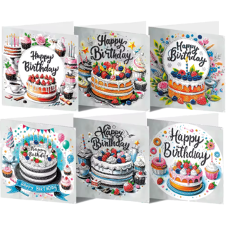 creatief art Ensemble de cartes de peinture diamant 05
