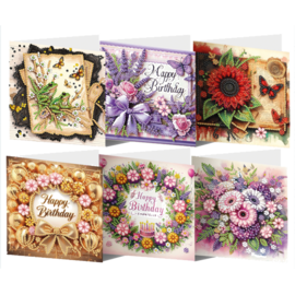 creatief art Ensemble de 10 cartes de peinture diamant