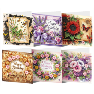 creatief art Diamond Painting Kaarten set 10