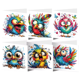 creatief art Diamond Painting Kaarten set 12