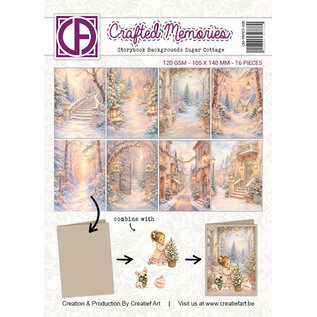 Creatief Art  A6 Collagepapier -  Sugar Cottage