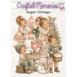 creatief art Stansplaatjes - Sugar Cottage - 24 stuks