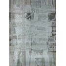 Designkarton oude krant met figuur