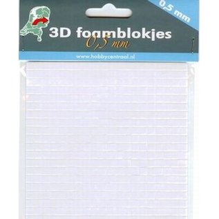 Foam blokjes 0,5 mm