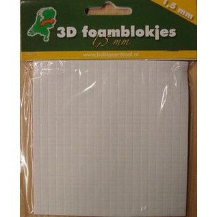 Foam blokjes 1,5 mm