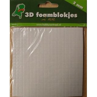 Foam blokjes 2 mm