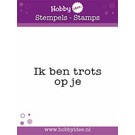 Ik ben trots op je