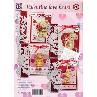 Creatief Art Valentine Love Bears