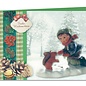 Reddy cards Cartes de voeux avec du papier transparent - Hummel Christmas 1