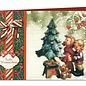Reddy cards Cartes de voeux avec du papier transparent - Hummel Christmas 1