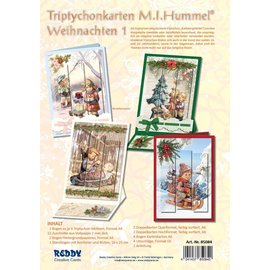 Reddy cards Drieluikkaarten Hummel - Kerst 1