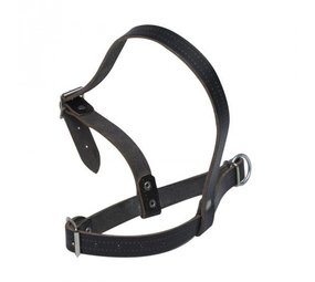 Agridiscounter Schapenhalster leer zwart 20mm Agridiscounter Schapenhalster leer zwart 20mm