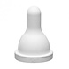 Hiko Lammerspeen Hiko wit (kort) 5 stuks Hiko Lammerspeen Hiko wit (kort) 5 stuks