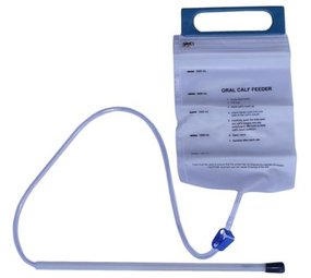 Agridiscounter Ingeefsonde kalf zak met rits Agridiscounter Ingeefsonde kalf zak met rits