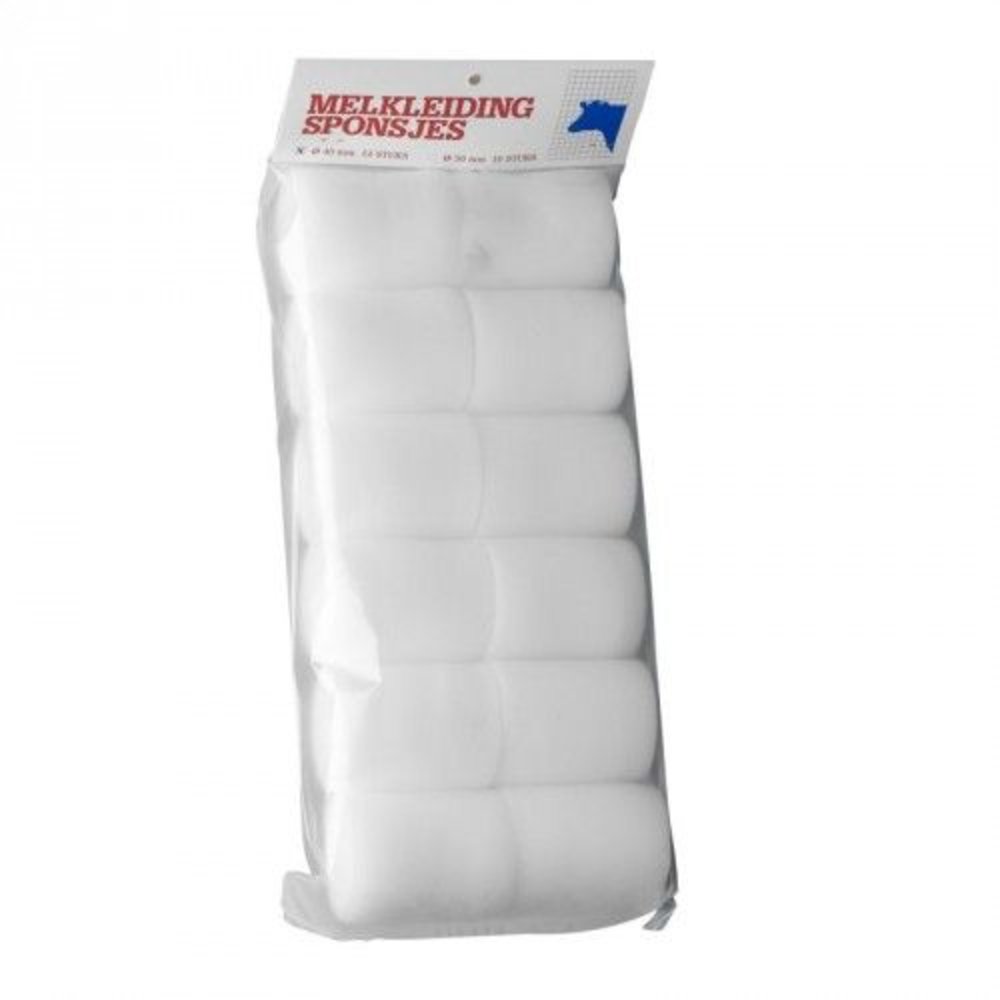 Melkleiding sponsjes 40 mm