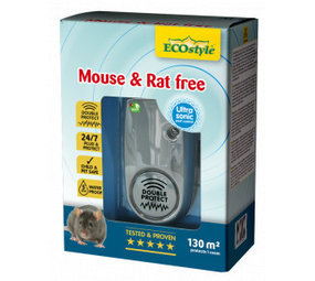 VITALstyle Ultrasone Muis & Rat Verjager 130 m2 VITALstyle Ultrasone Muis & Rat Verjager 130 m2