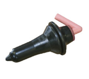 Peach Teat Kalverspeen peach teat doortrekspeen zwart Peach Teat Kalverspeen peach teat doortrekspeen zwart