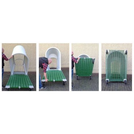 CalfOTel Open Top op verrijdbaar rooster, enkel CalfOTel Open Top op verrijdbaar rooster, enkel