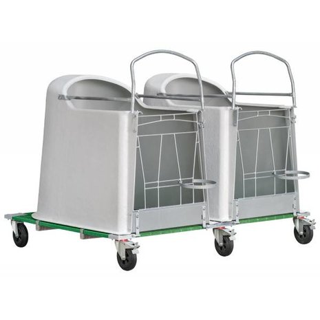 CalfOTel Open Top op verrijdbaar rooster, dubbel CalfOTel Open Top op verrijdbaar rooster, dubbel