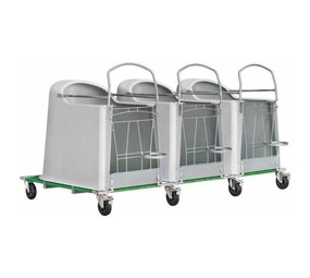 CalfOTel Open Top op verrijdbaar rooster, triple CalfOTel Open Top op verrijdbaar rooster, triple