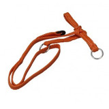 Halster koe nylon rood gevlochten