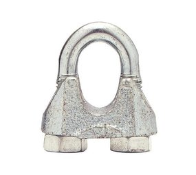 Staaldraadklem verzinkt Staaldraadklem verzinkt