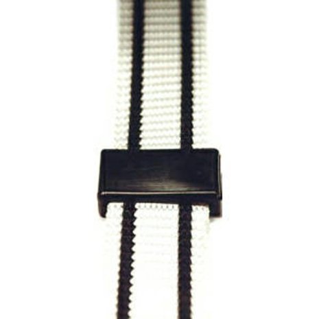 Opschuifblokje kunststof zwart