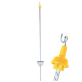 Eider Verenstaalpaal met krulisolator 25 stuks