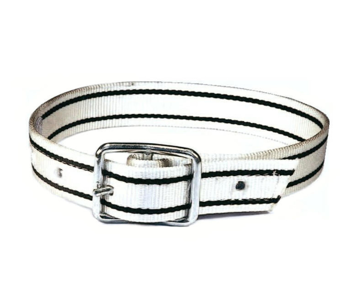 Middelwijk Halsriem nylon, leer+gesp Middelwijk Halsriem nylon, leer+gesp